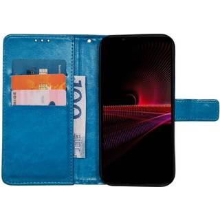 Wallet cover 3-kort Sony Xperia 1 IV - Lyseblå