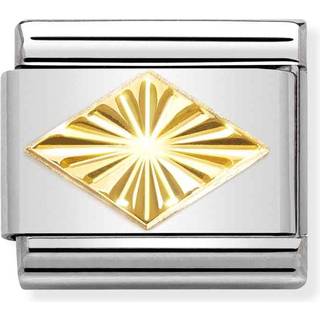 Nomination Gold Rhombus Charm - Stainless Steel