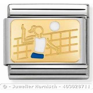 Nomination Volleyball Charm - Gold