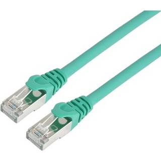 Prokord CAT 6a Kabel med afskærmning med folie og kobberfletning (SFTP 20m Netværkskabel Grøn --> På fjernlager, levevering hos dig 17-10-2026