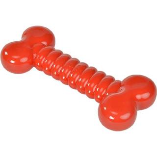 TPR gummilegetøj ben 14 cm rød