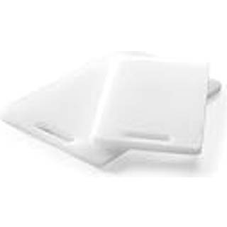 Skærebræt i plastik fra Hendi - 30x20x1cm - Hvid
