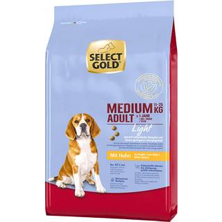 SELECT GOLD Adult Light Medium fjerkræ 12 kg