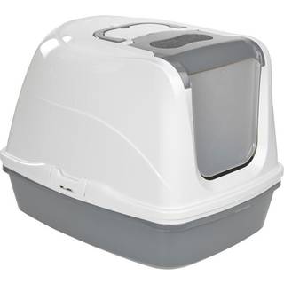 Kattetoilet Clean Cat m/si 43x57x45 cm mørkegrå