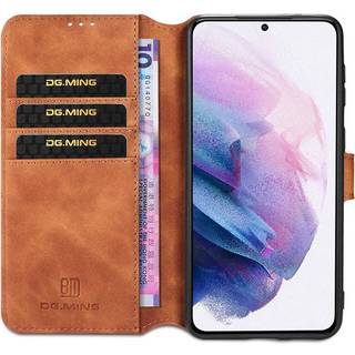 DG-Ming Wallet 3-kort Samsung Galaxy S21 Plus  - brun