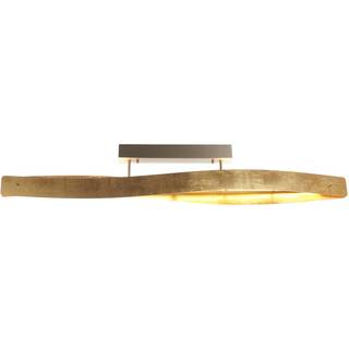 Elegant LED loftslampe med finish af slagmetal