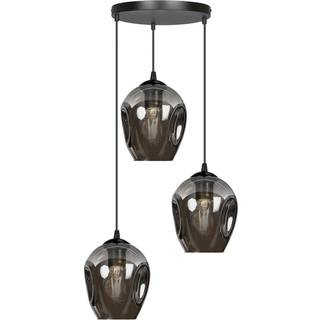 Glas hængelampe Starla EMIBIG LIGHTING, dæmpbar, Sort, Stue/spisestue, Glas, Moderne