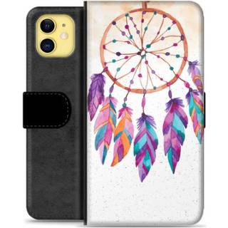 iPhone 11 Premium Flip Cover med Pung - Drømmefanger