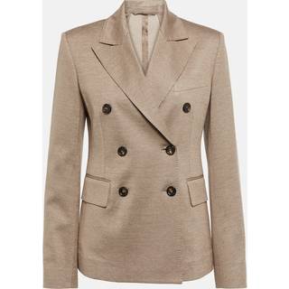 Max Mara Zirlo double-breasted blazer - brown - S-M