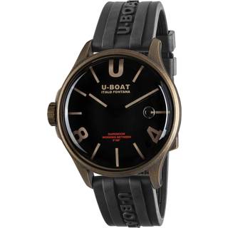 U-Boat 9548 Darkmoon Brown Vintage Herrenuhr 44mm 5ATM
