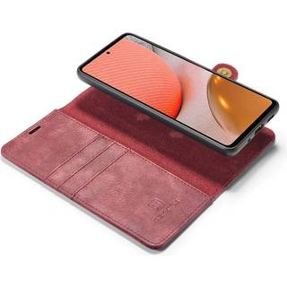Wallet DG-Ming 2i1 Samsung Galaxy A72 5G  - rød