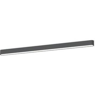 Loftlampe Soft, 125 x 6 cm, grafit, aluminium, G13