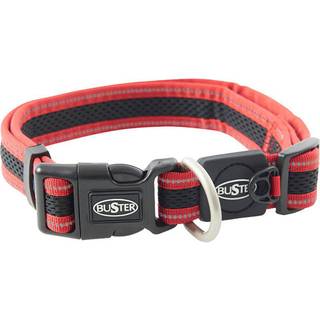 BUSTER Mesh halsbånd refleks 42 - 67 cm 25 mm rød