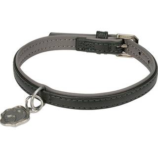 Kunstlæderhalsbånd Deluxe XXXS grå