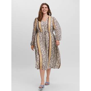 Vero Moda Curve dame kjole VMNORA - Birch - 48