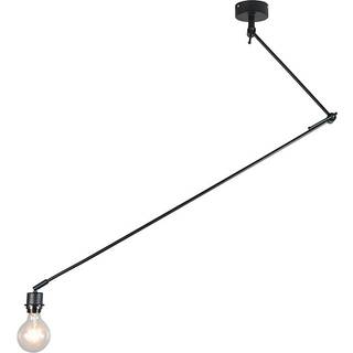 Moderne hængende lampe sort uden skærm - Blitz