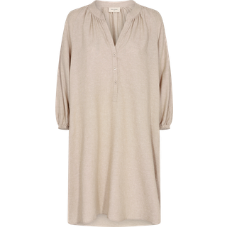 Freequent Kjole - Lava Kaftan - Sand Melange