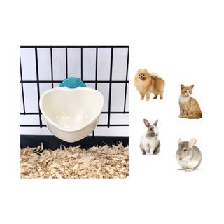 Choco n?se patenterede aftagelig hjerteformet madsk?l til hunde/hvalpe/kaniner/katte/marsvin/chinchillas/fugle - vandsk?l til sm? k?ledyr eller d