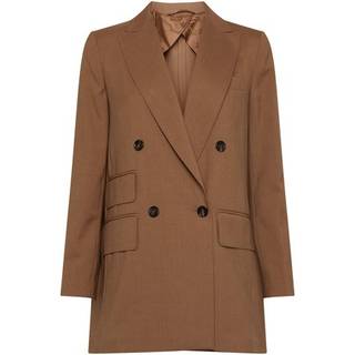 Max Mara Luglio wool, mohair and silk blazer - brown - L