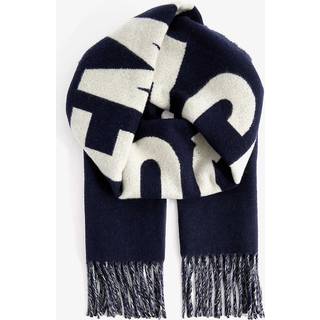 Jacquemus Ãcharpe logo virgin wool scarf - brown - One Size