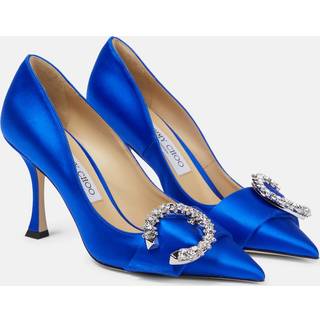 Jimmy Choo Melva 90 satin pumps - blue - EU 34.5