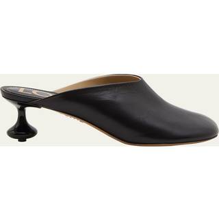 Loewe Toy leather mules - black - EU 37