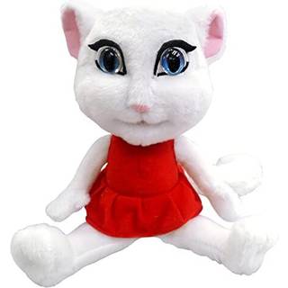 Talking Angela animeret interaktiv plyslegetøj – 12 tommer høj (30 cm), med tale-funktion, lyd-reaktiv og krammevenlig ledsager