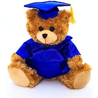 Plushland Plush Fyldt Animal Toys 12 tommer pr?senterer gaver til eksamen Day Personaliseret tekstnavn eller dit skolelogo p? kjole bedst til enh