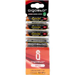 Alkalisk Batteri LR6 1,5V AA - 8-pak