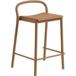 Muuto, Linear Steel Lav barstol Burnt Orange