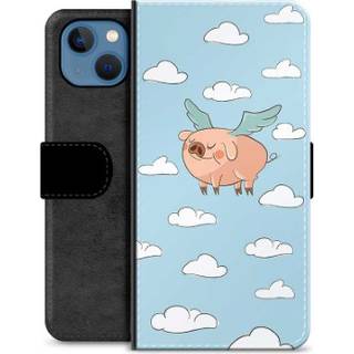 iPhone 13 Premium Flip Cover med Pung - Flyvende Gris