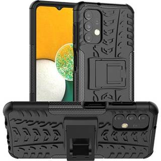 Samsung Galaxy A13 Anti-Slip Hybrid Cover med Stativ - Sort