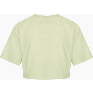 Cropped Tee Short Sleeve Pale Green Acid