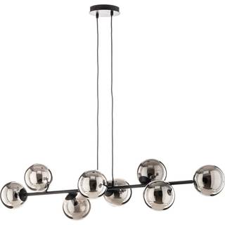 Hængelampe Glassy EMIBIG LIGHTING, dæmpbar, Sort, Stue/spisestue, Glas, Moderne, kuglelampe