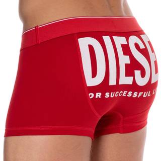 Diesel Maxi Logo Cotton Boxer Briefs - Red