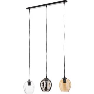 Glas hængelampe Starla EMIBIG LIGHTING, dæmpbar, Sort, Stue/spisestue, Glas, Moderne
