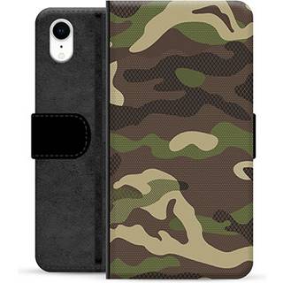 iPhone XR Premium Flip Cover med Pung - Camo