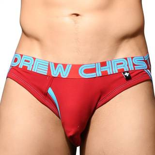 Andrew Christian Almost Naked Fly Brief Jock - Red - Medium