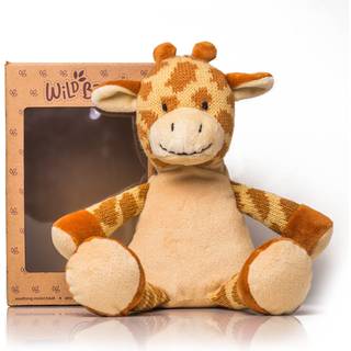 Wild Baby Giraffe udstoppet dyr - Opvarmelig mikrob?lgeovn, plys Pal med aromaterapi lavendelduft til babyer og b?rn - udstoppet giraff plys 12 ""