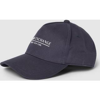 Armani Exchange Logo Baseball Cap Navy