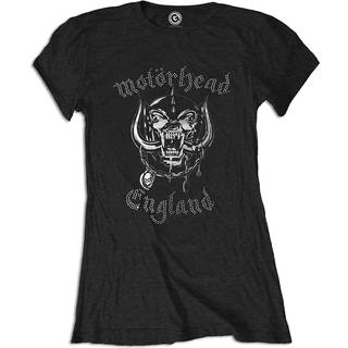 Motörhead - Motorhead Ladies T-Shirt: England (Black) (Embellished)