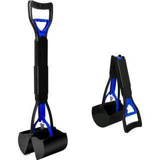 Szhlux 28 """" Pooper Scooper foldbar hund Pooper Scooper med ubrydeligt materiale og holdbar for?r til gr?s og grusbl?