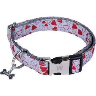 WOUAPY "Coeurs Rouges" Hundehalsbånd Medium