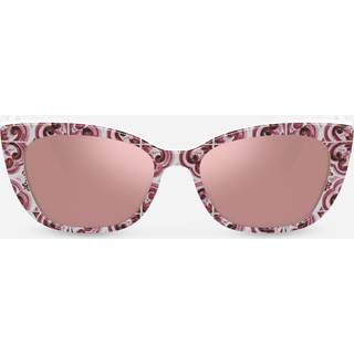 Dolce & Gabbana Børn DX4427 3425E4 Solbriller Acetat Flerfarve Rosa Cat Eye Spejlet