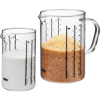 GEFU Meti målebæger 0,5 + 1 liter glas