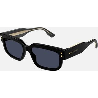 Gucci Mand Gucci GG1218S 001 Solbriller Acetat Sort Grå Firkantet Normal