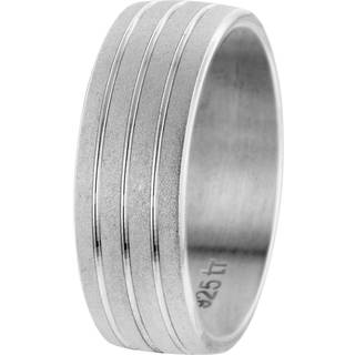 trendor 65571 Freundschaftsring für Damen und Herren Silber 925 Breite 7 mm