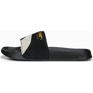 Puma Leadcat 2.0 Suede OG Slides, Black, Size 40.5, Shoes - Metallic Gold - 40.5