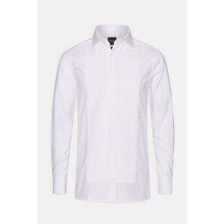 Oscar Jacobson - Slim Fit Cut Away Plisseret Smoking Skjorte Poplin - størrelse 38 - Herre