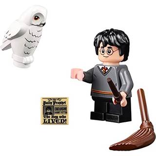LEGO 2018 Harry Potter Minifigure - Harry Potter (med Owl Broom & Wand) 75954